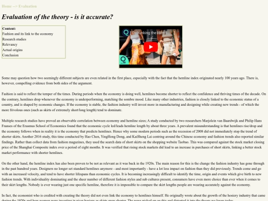 evaluation screenshot