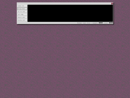 blog screenshot