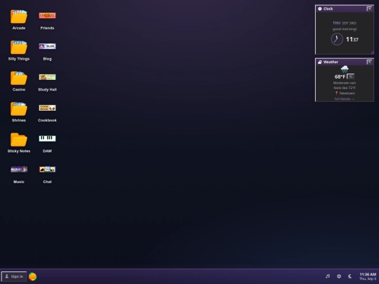 benchmark screenshot