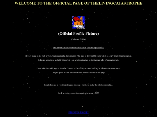 welcome screenshot