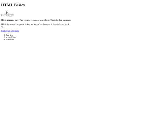 index screenshot