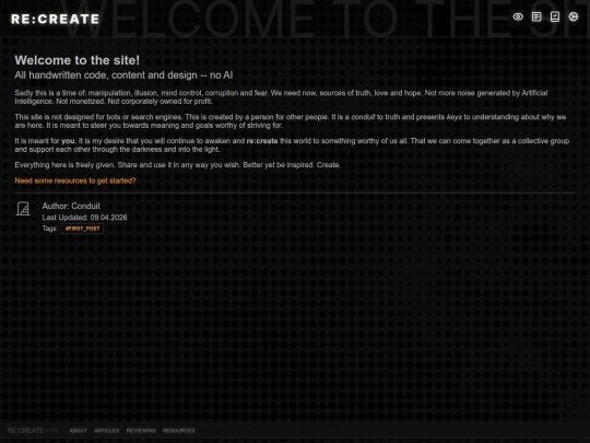 articles/welcome screenshot