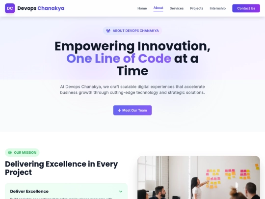 DevopsChanakya/about screenshot