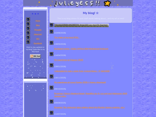 blog screenshot