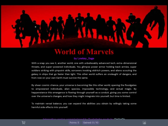 marvel screenshot