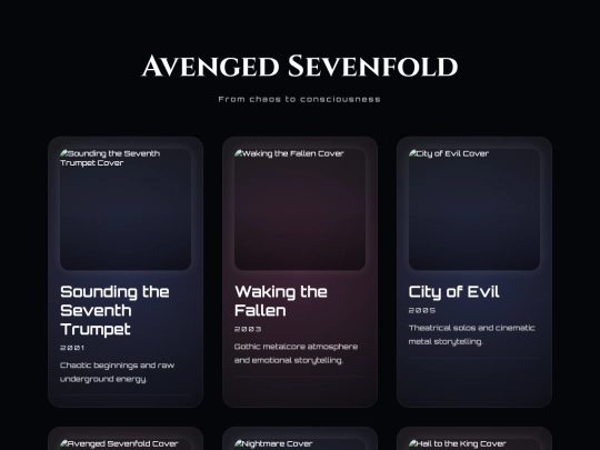 albums screenshot
