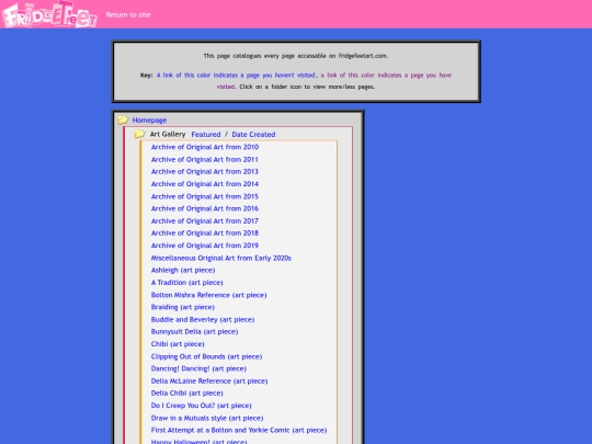 sitemap screenshot