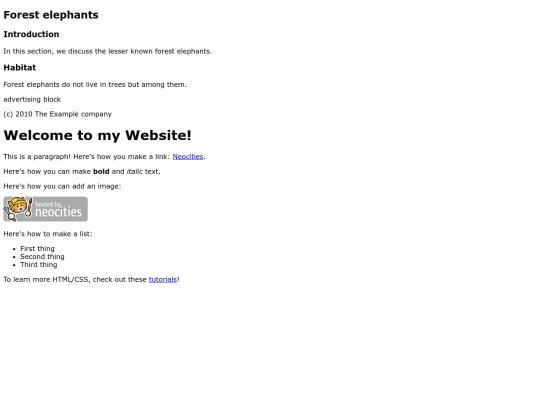 index screenshot