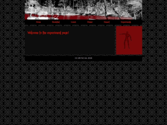 experiments screenshot