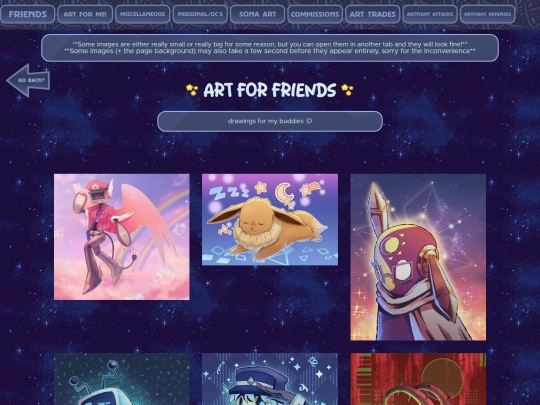 artpageexperiment screenshot
