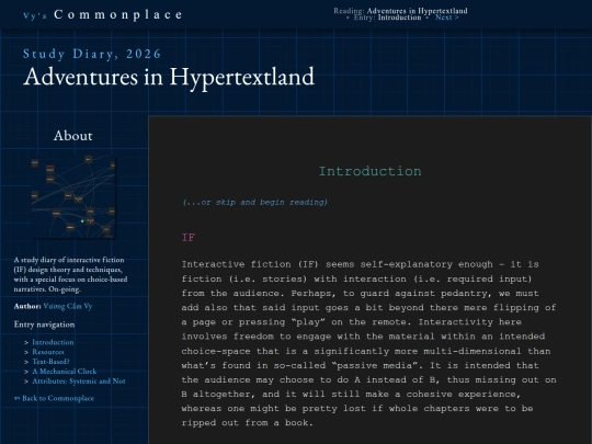 HypertextBlog/HypertextBlog_Main screenshot