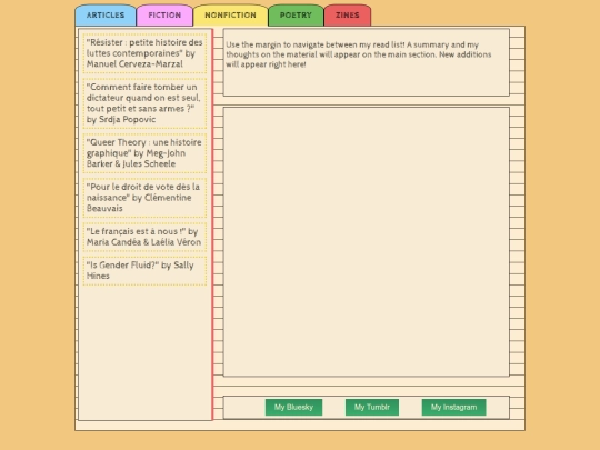 home/bookshelf/nonfiction screenshot