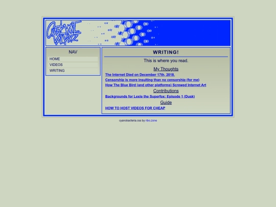 writing screenshot