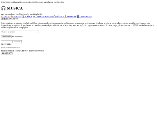 site 2/musica screenshot