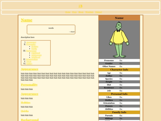 infotemplate screenshot