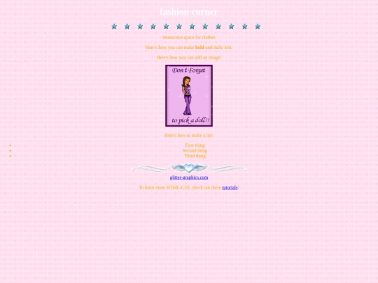 fashion screenshot