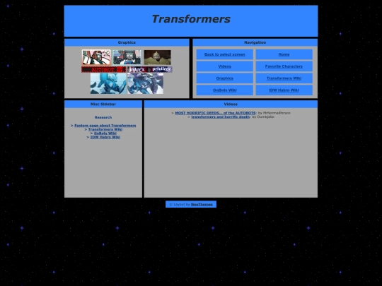 shrines/Transformers/Videos screenshot