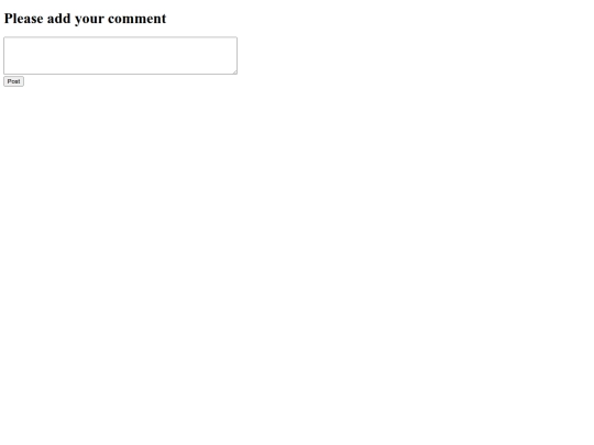 pages/commentTest screenshot