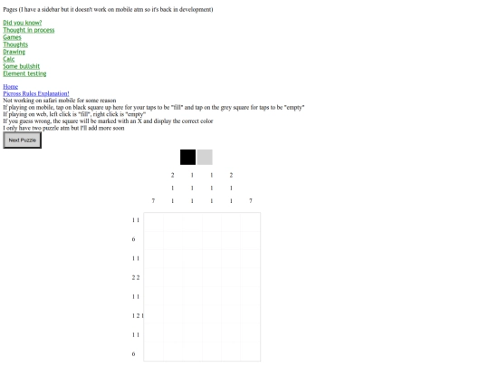 pages/picross screenshot