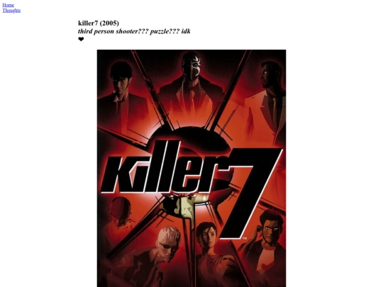 pages/thoughts/games/killer7 screenshot