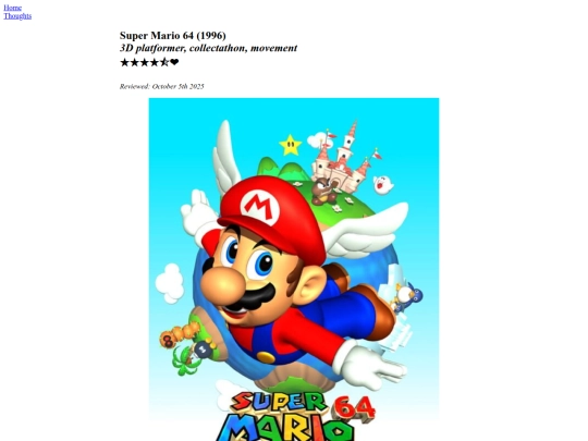 pages/thoughts/games/mario64 screenshot