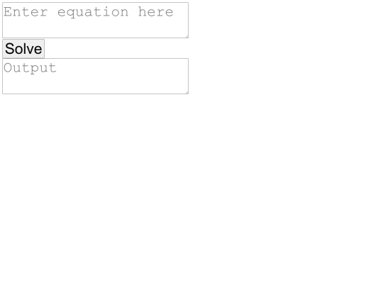 TwoStepSolver screenshot