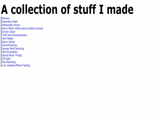 index screenshot