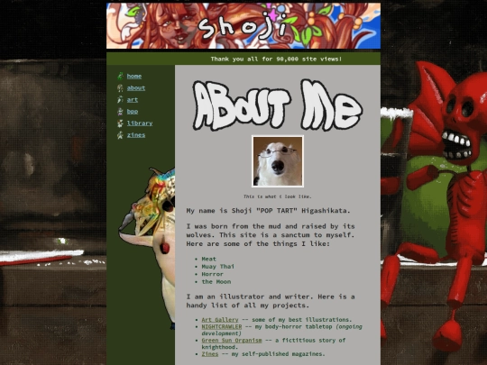 bio screenshot