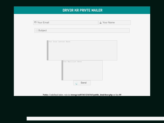index screenshot