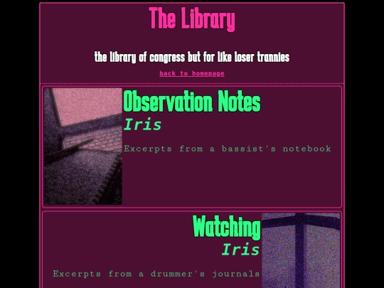 Library screenshot