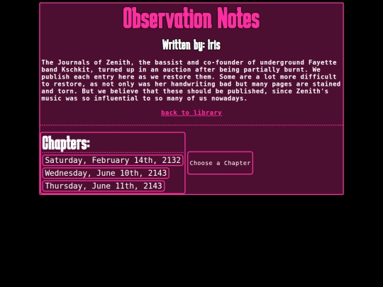 Stories/Observation_Notes screenshot