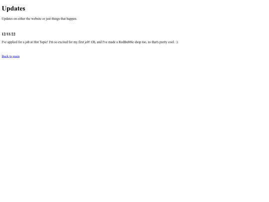 page/updates/updates screenshot