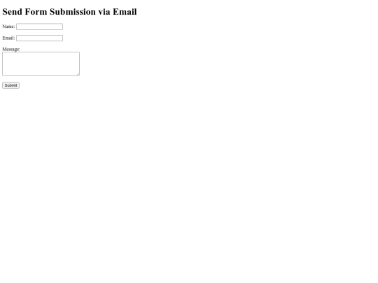 form screenshot