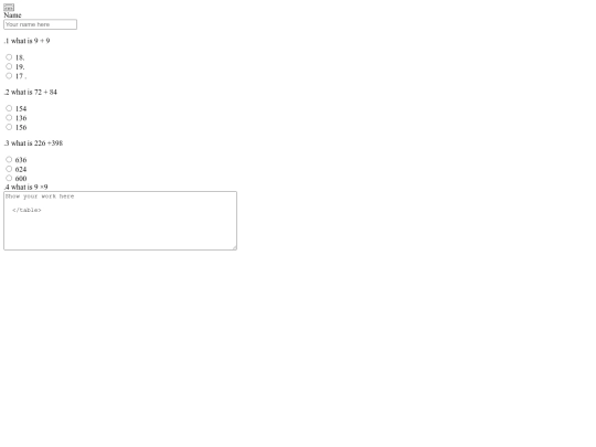 Math-Test screenshot