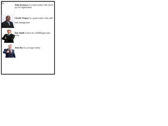 Staff-Page screenshot