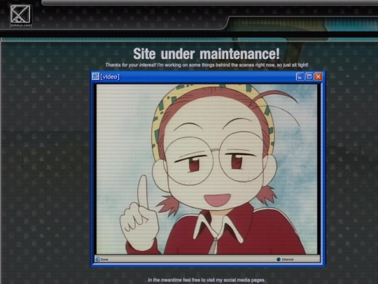 maintenance screenshot