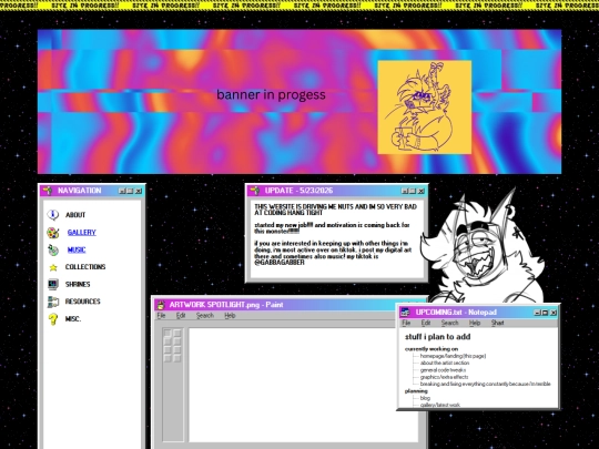 live_workinprogress screenshot