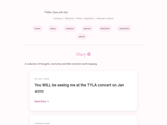 diary screenshot
