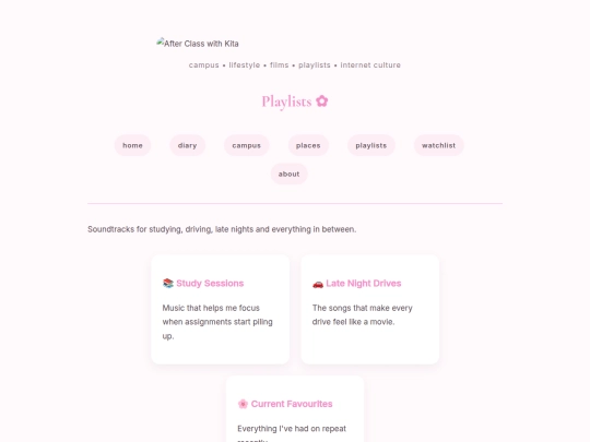playlists screenshot