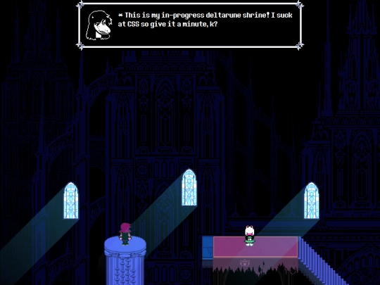 shrines/deltarune screenshot