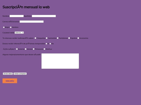 formularioweb screenshot