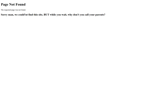 not_found screenshot