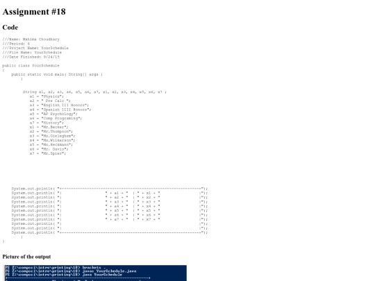 Intro/priniting/18/YourSchedule screenshot