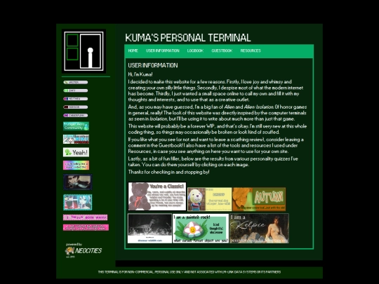 userinformation screenshot