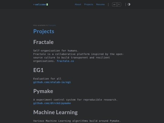 project screenshot