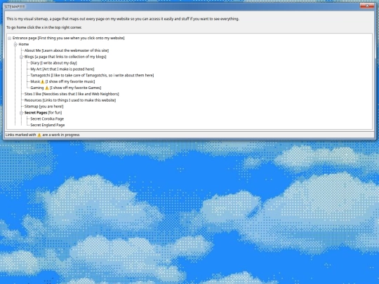 sitemap screenshot