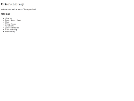 index screenshot