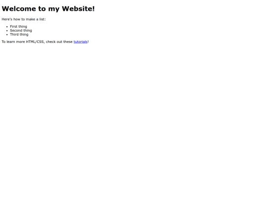 index screenshot