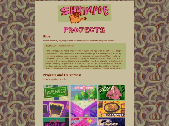 projects screenshot