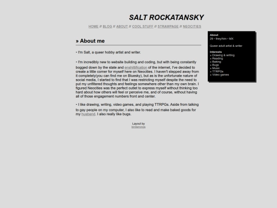 Test/aboutme screenshot